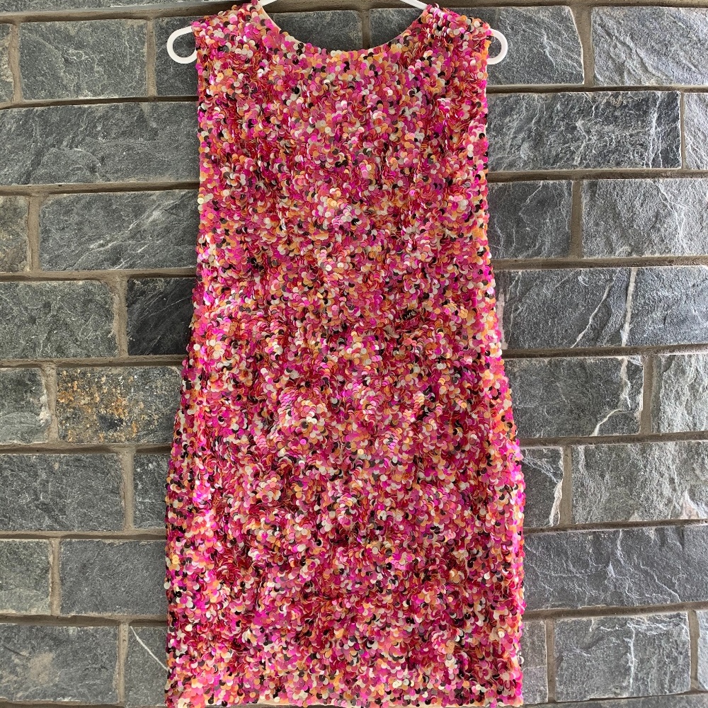 Collab - Dress Up by TopShop Sequin Mini-Dress